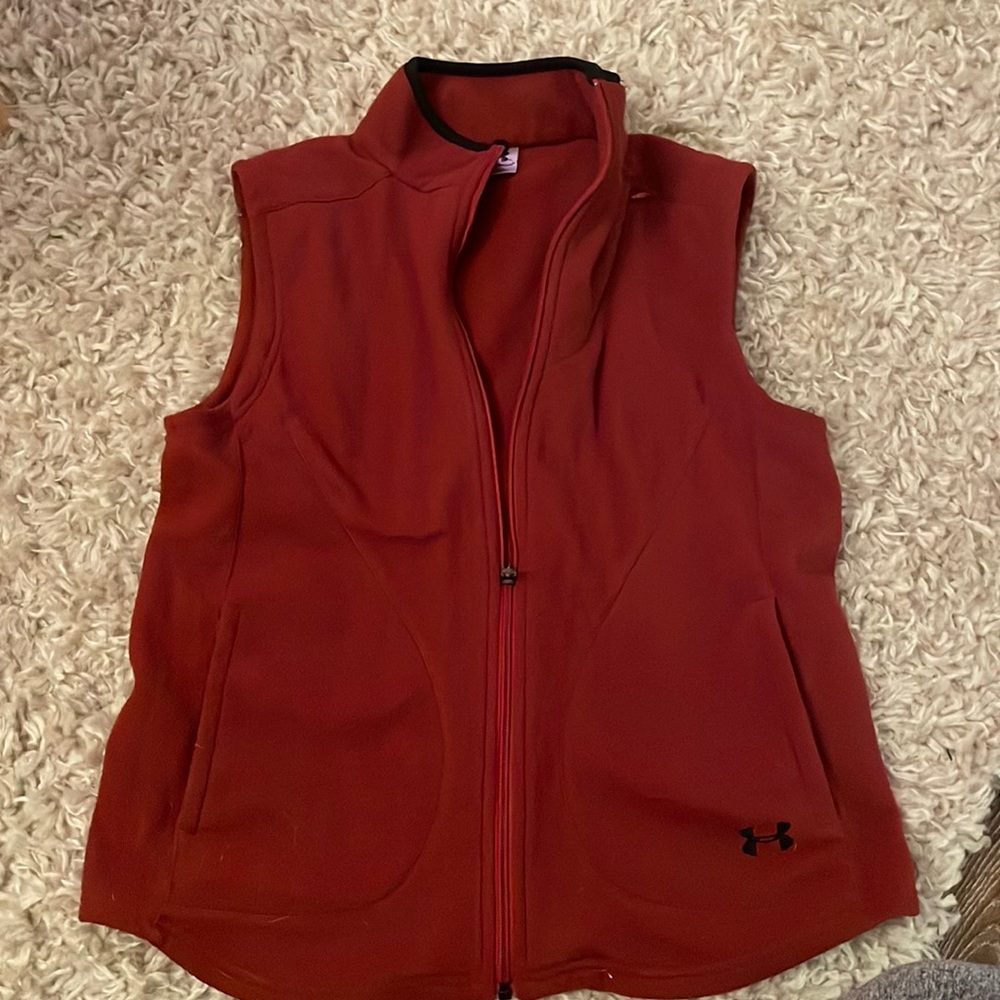 Red under amour vest